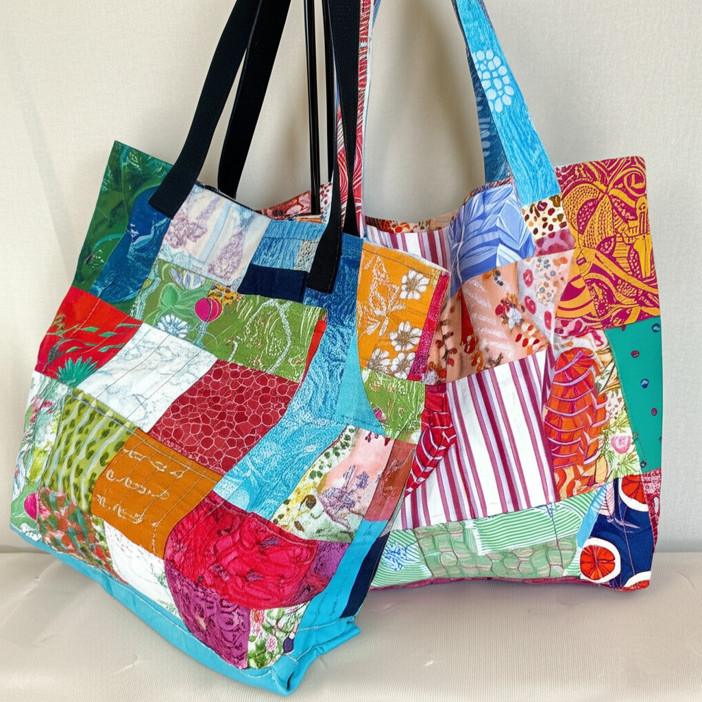 Patchwork Tote Bag